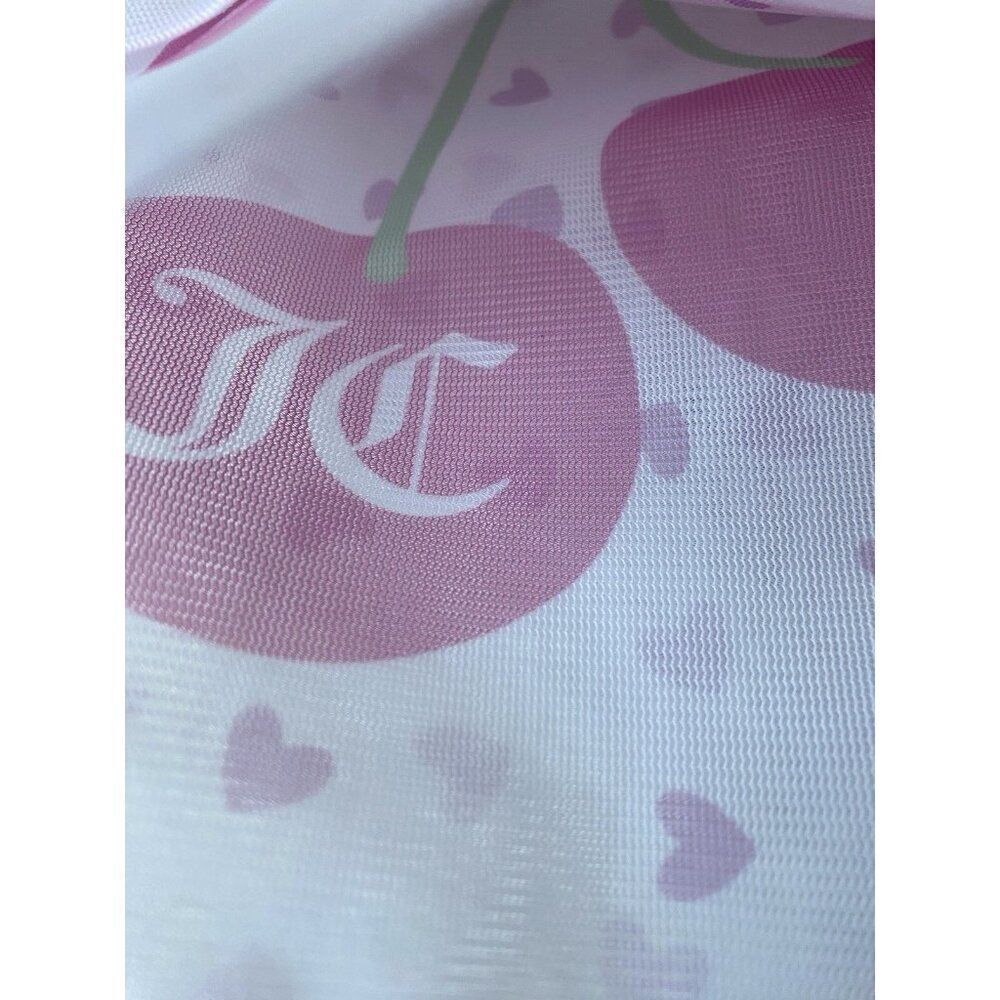 Set Of 3 Juicy Couture Home Pink Mesh Wash Bags Cherries Cherry‎ Bows Hearts NEW - Picture 6 of 15